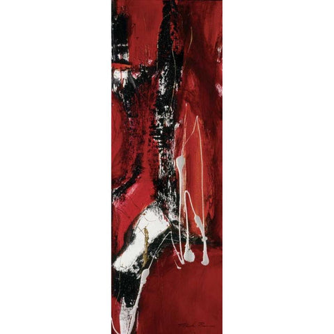 Tango I White Modern Wood Framed Art Print by Barnes, Natasha