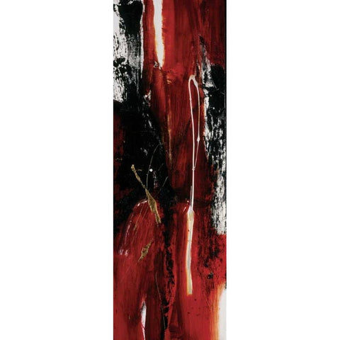 Tango II Black Modern Wood Framed Art Print with Double Matting by Barnes, Natasha