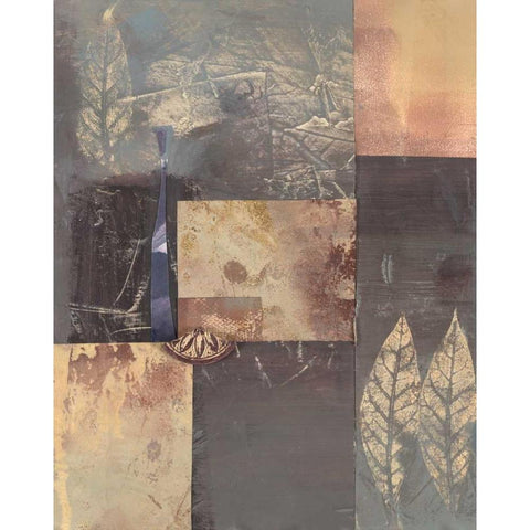 Remembrance I Black Modern Wood Framed Art Print with Double Matting by Fields, Laurie