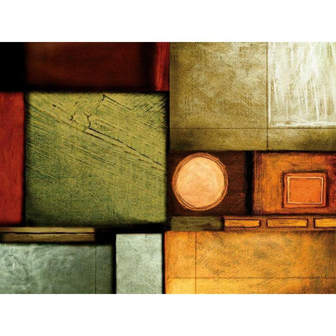 Rush Hour I Gold Ornate Wood Framed Art Print with Double Matting by Leal, Fernando