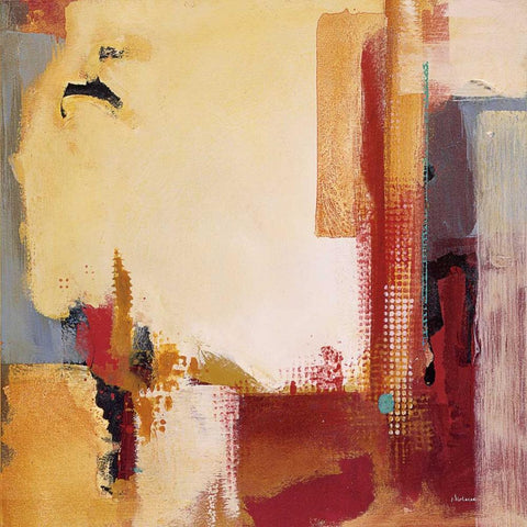 Jazz Notes II White Modern Wood Framed Art Print by Li-Leger, Noah