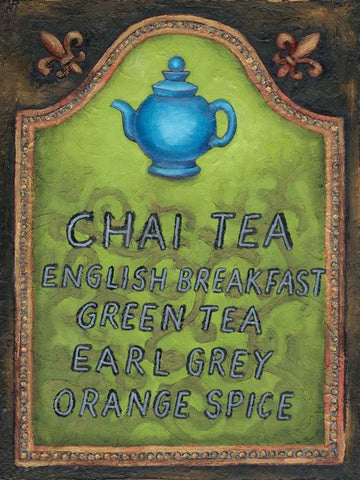 Tea White Modern Wood Framed Art Print with Double Matting by Rafuse, Will