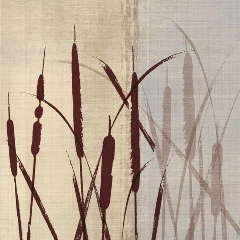 On the Waters Edge II Black Modern Wood Framed Art Print by Venter, Tandi