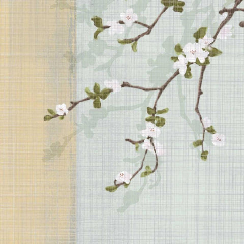 First Sign of Spring I White Modern Wood Framed Art Print by Venter, Tandi