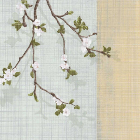 First Sign of Spring II Black Ornate Wood Framed Art Print with Double Matting by Venter, Tandi