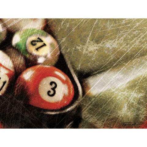 Opening Break Shot White Modern Wood Framed Art Print by Venter, Tandi