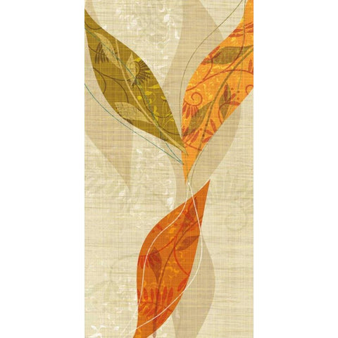 Natural Harmony II Black Modern Wood Framed Art Print with Double Matting by Venter, Tandi