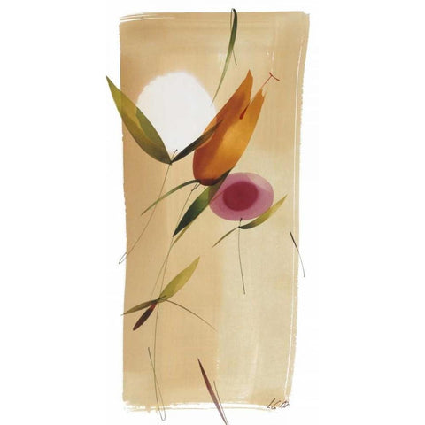 Color y Tu II Black Modern Wood Framed Art Print with Double Matting by Abellan, Lola
