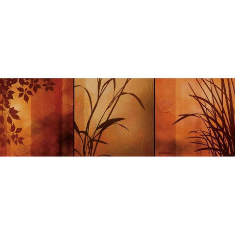 Views of Nature II White Modern Wood Framed Art Print by Aparicio, Edward