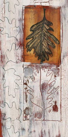 Aspen Gold I Black Ornate Wood Framed Art Print with Double Matting by Bernsen, Leslie