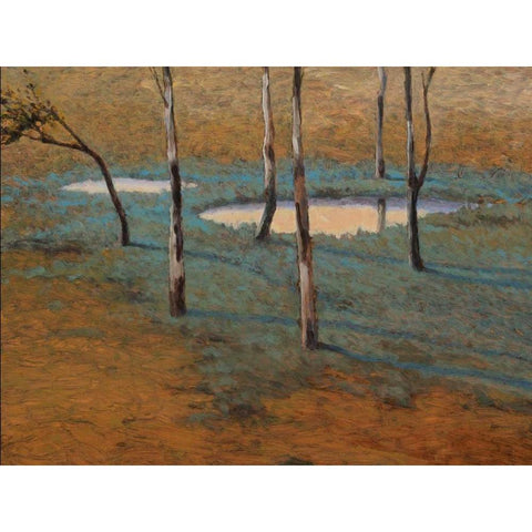 Marais Black Modern Wood Framed Art Print by Lovelace, Kent