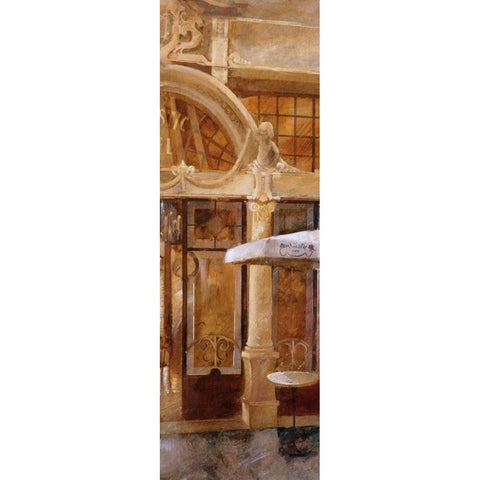 Cafe Majestic II Black Modern Wood Framed Art Print by Martin, Noemi