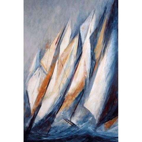 Alta Mar Black Modern Wood Framed Art Print by Torres, Maria Antonia