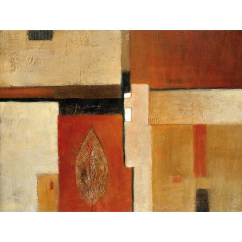 Tapestry of Summer I Black Modern Wood Framed Art Print by Salemink-Roos, Ursula