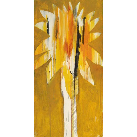 Palm II Black Modern Wood Framed Art Print by Bredvik, Brenda K.
