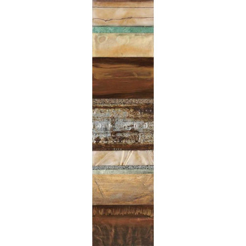 Earthware II White Modern Wood Framed Art Print by Fields, Laurie