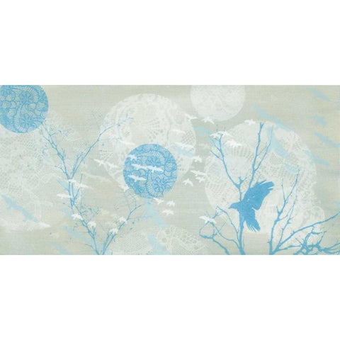 Flutterby III Black Modern Wood Framed Art Print by Wood, Arleigh
