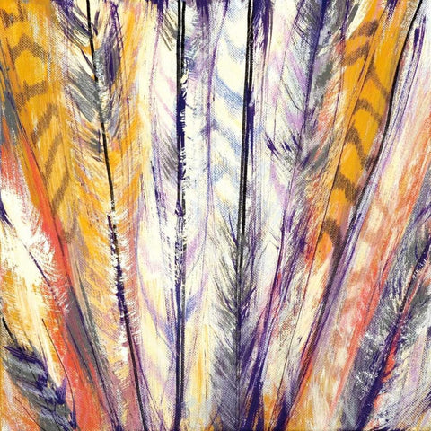 Taking Flight I White Modern Wood Framed Art Print with Double Matting by Bernsen, Leslie