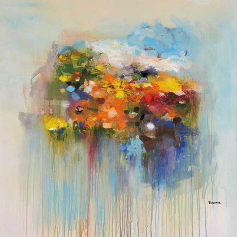 Fleeting Moment Black Modern Wood Framed Art Print by Foreman, Brent