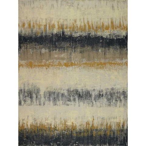 Horizons Black Modern Wood Framed Art Print with Double Matting by Vindedzis, Rita