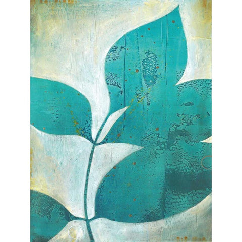 Foliation I Black Modern Wood Framed Art Print by D Aguiar, Stacy