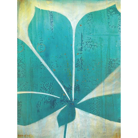 Foliation II Black Modern Wood Framed Art Print by D Aguiar, Stacy