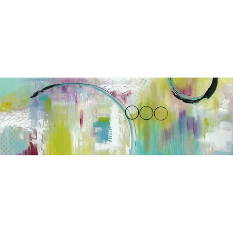 Just Beam Me Up White Modern Wood Framed Art Print by Hawkins, Julie