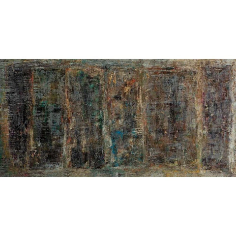 Thunder Rock White Modern Wood Framed Art Print by Gutierrez, Hilario