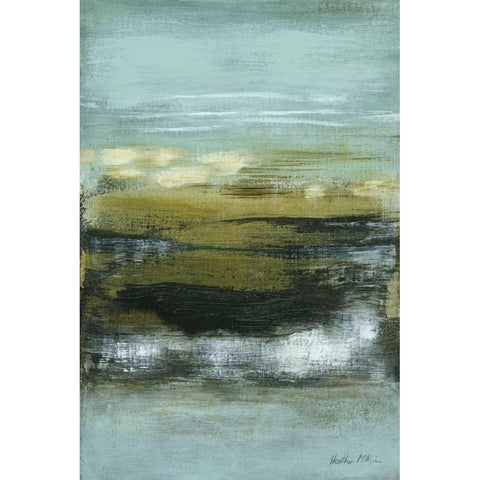 Coastline II Black Modern Wood Framed Art Print by McAlpine, Heather