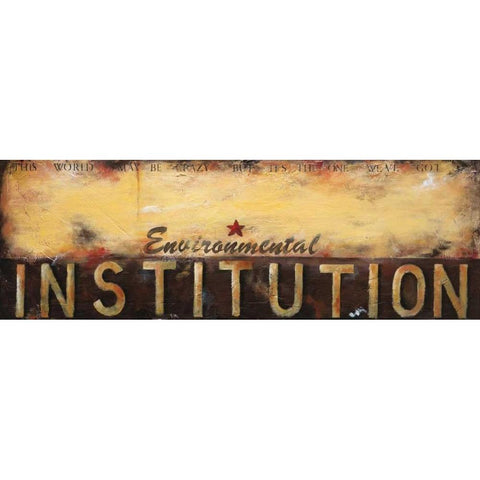 Environmental Institution Gold Ornate Wood Framed Art Print with Double Matting by Pasion, Wani