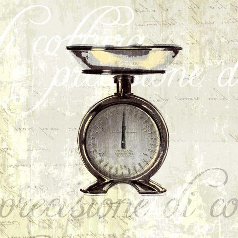 Kitchen Help III White Modern Wood Framed Art Print with Double Matting by Venter, Tandi