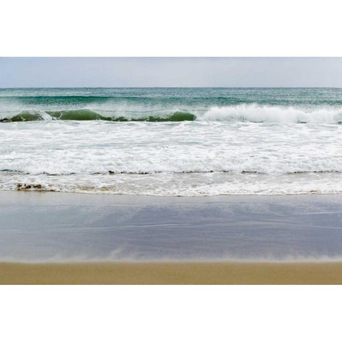 Beach Time White Modern Wood Framed Art Print by Vila, Toni