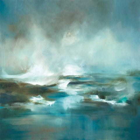 Breaking Gold Ornate Wood Framed Art Print with Double Matting by Parent, Joanne