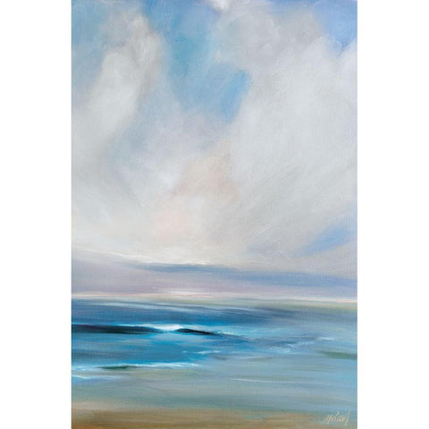 Cove Walk II White Modern Wood Framed Art Print by Parent, Joanne