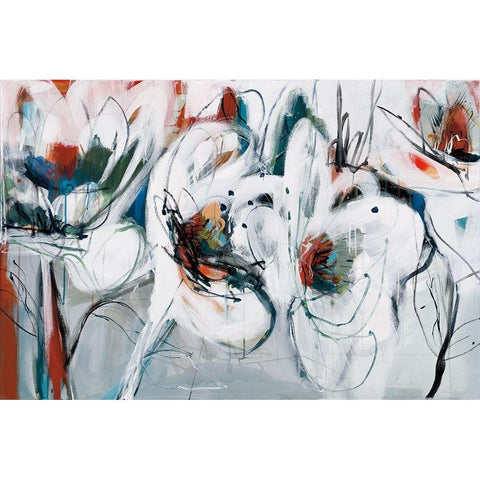 Winter Dance Black Modern Wood Framed Art Print with Double Matting by Fitsimmons, A