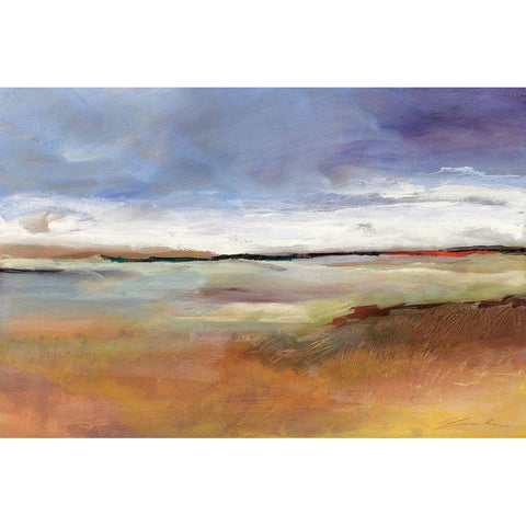Quiet Moment White Modern Wood Framed Art Print by Lenker, Marlene