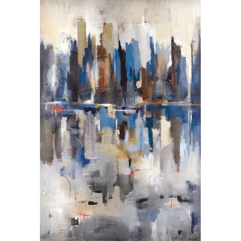 Harbor View Black Modern Wood Framed Art Print by Jackson, Victoria