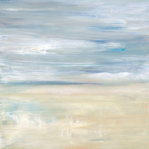 A Gentle Dawn Awakens Black Modern Wood Framed Art Print with Double Matting by Ross, Heather