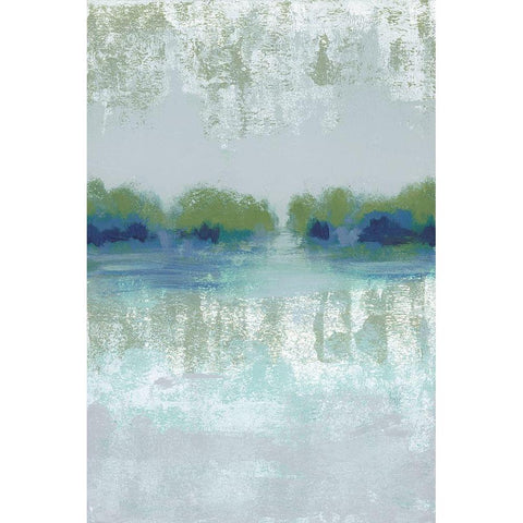 Misty View II White Modern Wood Framed Art Print by Vindedzis, Rita