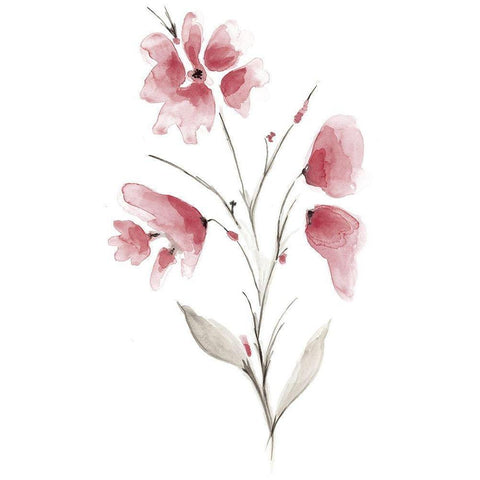 Love in Bordeaux I Black Modern Wood Framed Art Print with Double Matting by Golden, Corrie