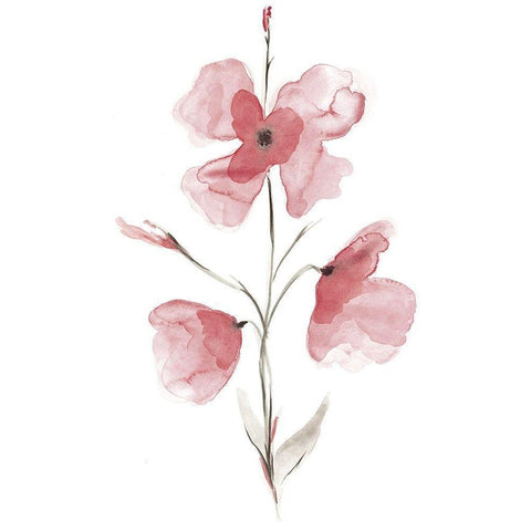 Love in Bordeaux II Black Modern Wood Framed Art Print by Golden, Corrie