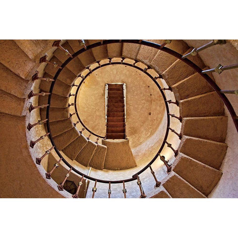 Unwind  Black Modern Wood Framed Art Print with Double Matting by Cahill, Michael