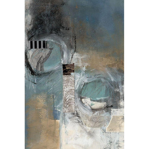 Protected II Black Modern Wood Framed Art Print by Fields, Laurie