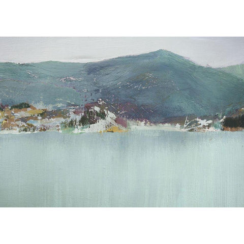 Loch Fyne White Modern Wood Framed Art Print by Gold, Caroline
