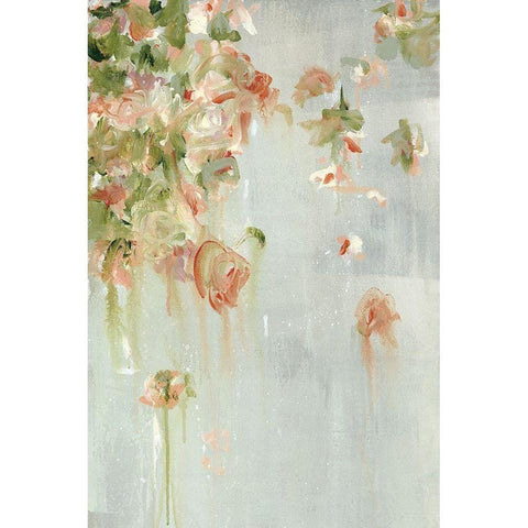 Romance and Roses White Modern Wood Framed Art Print by Cole, Macy