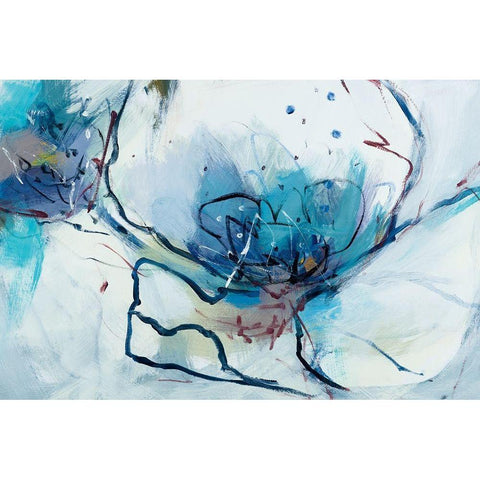 Flower Burst Gold Ornate Wood Framed Art Print with Double Matting by Fitzsimmons, A.