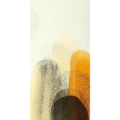 Movement of Light II Gold Ornate Wood Framed Art Print with Double Matting by Sims, Drew