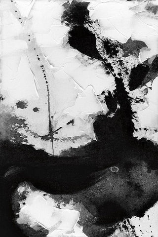 Soul Dance I White Modern Wood Framed Art Print with Double Matting by Stanion, Kathy Morton