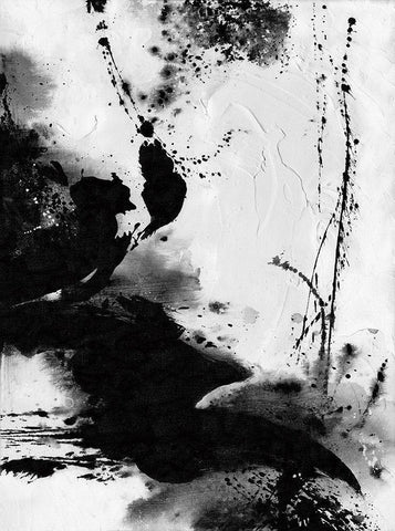 Soul Dance III Black Ornate Wood Framed Art Print with Double Matting by Stanion, Kathy Morton