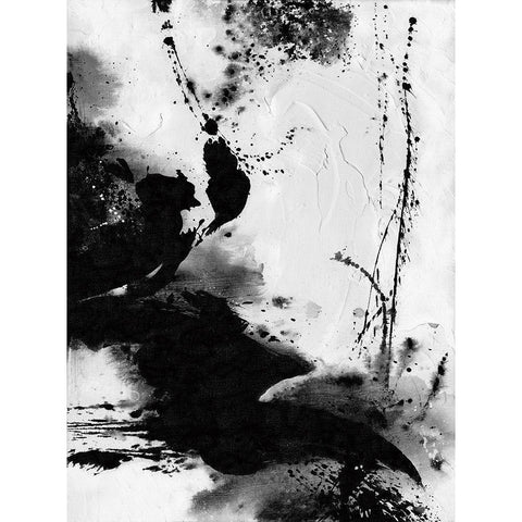 Soul Dance III Black Modern Wood Framed Art Print by Stanion, Kathy Morton